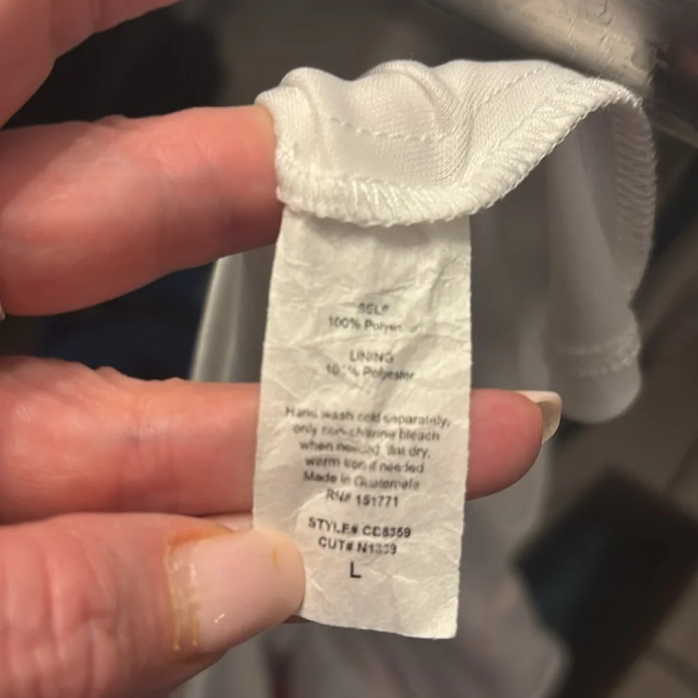 Gilli Spaghetti Strap Midi Dress Ruffle Detail Floral Details‎ Adjustable Large - Picture 4 of 4